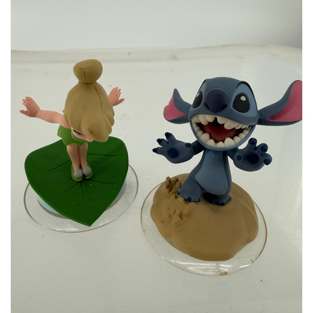 Disney Infinity 2.0 Tinker Bell Stitch Figures Lot PS4 PS3 Xbox One 360 Wii U